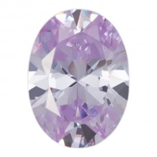 Oval Lab Created Lavender Cubic Zirconia